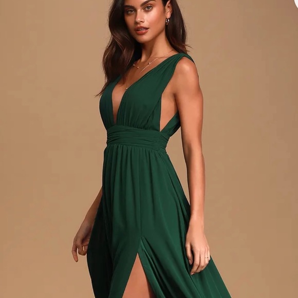 Lulus Heavenly Hues Forest Green Maxi Dress - Picture 6 of 15